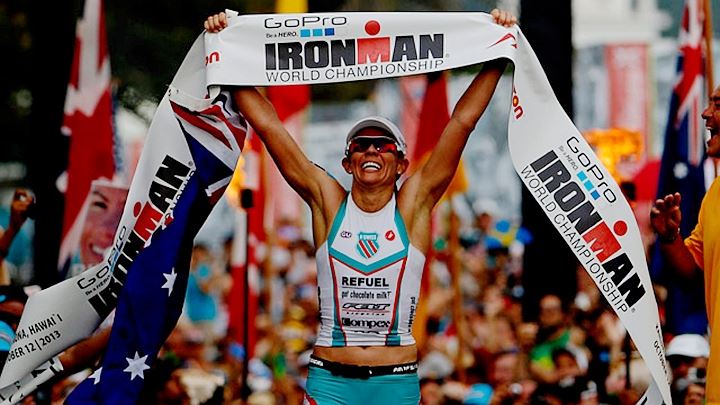 Ironman世界锦标赛男子冠军选手Mirinda Carfrae