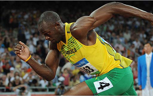 牙买加短跑选手博尔特田径比赛世界冠军