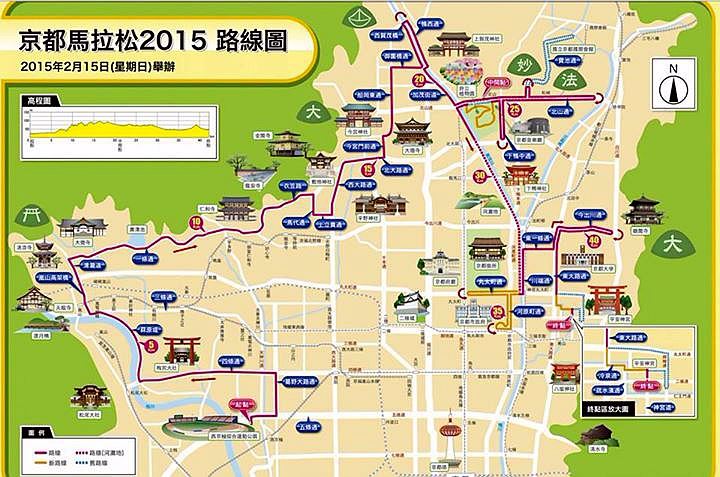 2015京都马拉松比赛路线