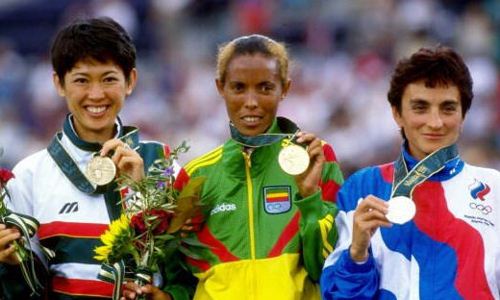 第26届奥林匹克运动会（1996年美国亚特兰大奥运会）女子马拉松冠军Fatuma Roba（埃塞俄比亚）