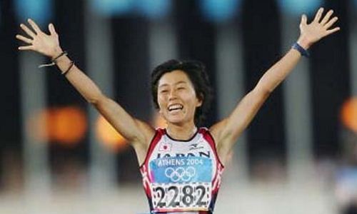 第28届奥林匹克运动会（2004年希腊雅典奥运会）女子马拉松冠军Mizuki Noguchi（野口瑞希，日本）