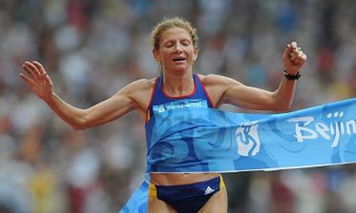 第29届奥林匹克运动会（2008年中国北京奥运会）女子马拉松冠军Constantina Dita-Tomescu（罗马尼亚）