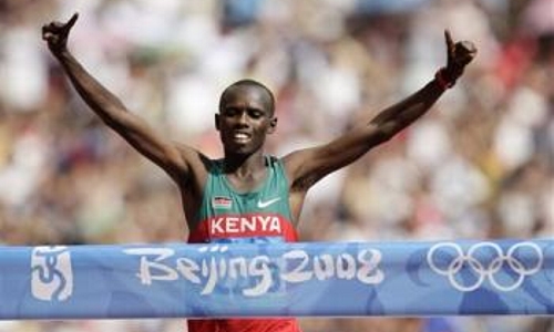 第29届奥林匹克运动会（2008年中国北京奥运会）男子马拉松冠军Samuel Kamau Wanjiru（肯尼亚）