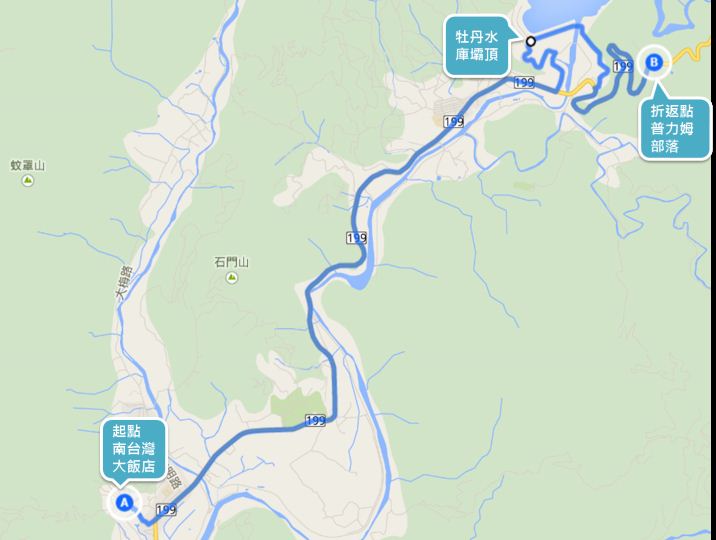 四重溪观光温泉季路跑活动半程马拉松路线