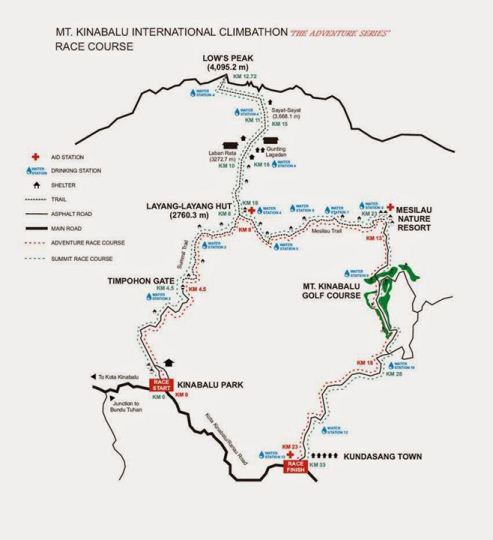 Mt. Kinabalu International Climbathon_马来西亚沙巴神山攀登比赛（33K、23K） - 越野跑赛事-跑步百科