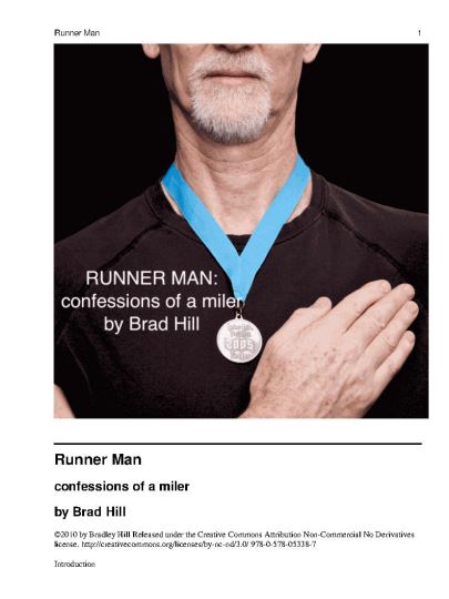 Runner Man-confessions of a miler _Brad Hill_2010