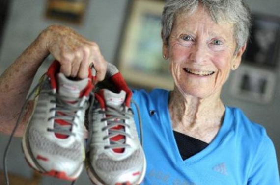地球上完成最长距离的跑者：Libby James奶奶